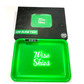 Wise skies led glow tray green