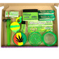 Green rolling paper set