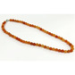 8mm beaded crystal stone necklace - red aventurine