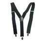 Black suspenders braces