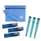 Smell proof bag set medium, blue