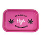 Wise skies high maintenance pink medium rolling tray