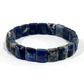 Cut crystal stone bracelet - sodalite