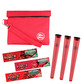 Smell proof bag set medium, red