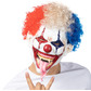 Scary clown latex mask 