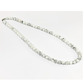 8mm beaded crystal stone necklace - howlite