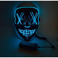 Led stitches mask, blue