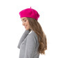 Beret hat, hot pink