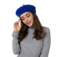 Beret hat, blue