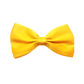 Bow tie clip on, yellow