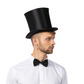 Bell top hat, black