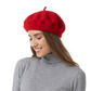 Beret hat, red