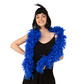 Feather boa, blue