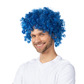 Afro wig, blue 