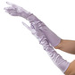 Long gloves, lilac 