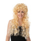 Curly blonde wig 