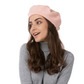 Beret hat, baby pink