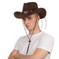 Brown bull cowboy hat