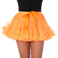 Luxury neon orange layered tutu skirt