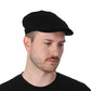 Flat cap, black