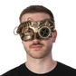 Gold steampunk eye mask