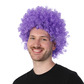 Afro wig, purple