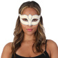 Cream masquerade eye mask