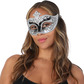 Silver glitter eye mask