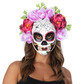 Day of the dead mask, purple