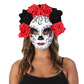 Day of the dead mask, red