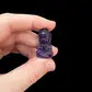 Extra small amethyst buddha 