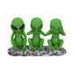 Three wise martians 16cm