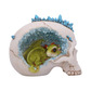 Blue crystal cave skull 16.5cm