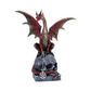 Fate of the world dragon on skull figurine 23cm