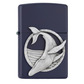 Blue whale emblem zippo lighter