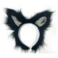 Black wolf ears