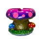 Purple mushroom ashtray 