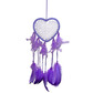 Lilac heart dream catcher