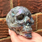 Crystal agate skull 