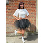 Pixie tutu skirt, black