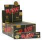 Raw black king size slim rolling paper (box of 50)