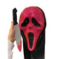 Pink deluxe jewelled ghost mask & knife set halloween