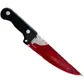 Bloody kitchen knife