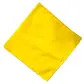 Bandana, plain yellow