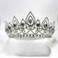 Crystal spade tiara crown