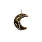 Crescent shape crystal stone - tiger eye