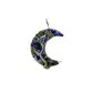 Crescent shape crystal stone - sodalite
