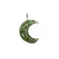 Crescent shape crystal stone - green aventurine