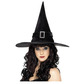 Witch hat with diamante buckle