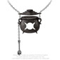 Witches cauldron necklace